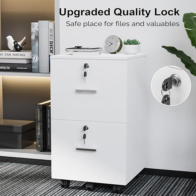 VINGLI 2 Drawer File Cabinet - Image 6