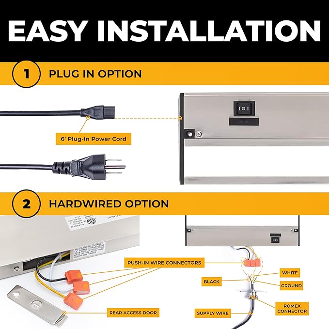 LED Under Cabinet Lighting Hardwired - Image 6