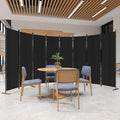 C-Hopetree 8 Panels Room Divider, 6 Ft Tall Indoor Folding Privacy Screen by C-Hopetree