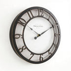 Presentime & Co 10" Farmhouse Series Wall Clock, Vintage Style, Retro Clock - Image 3