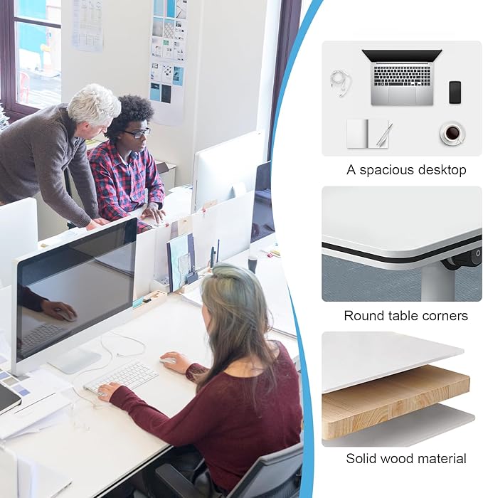 Conference Table, 55.1''Folding Conference Room Table - Image 7