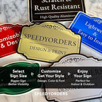Custom Decorative Outdoor Metal Signs, Personalized Aluminum, Customized - Image 5