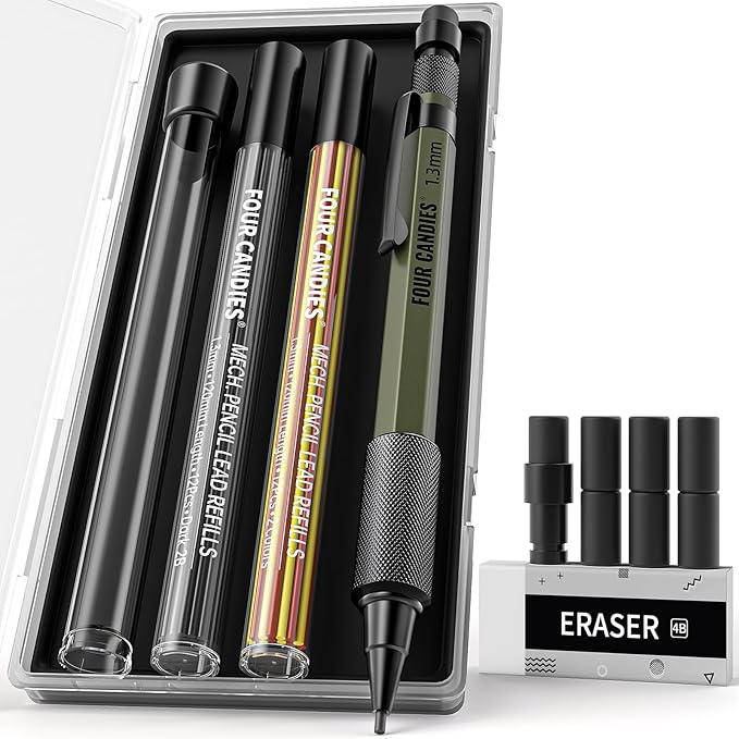 Four Candies 1.3mm Mechanical Pencil Set by FourCandies