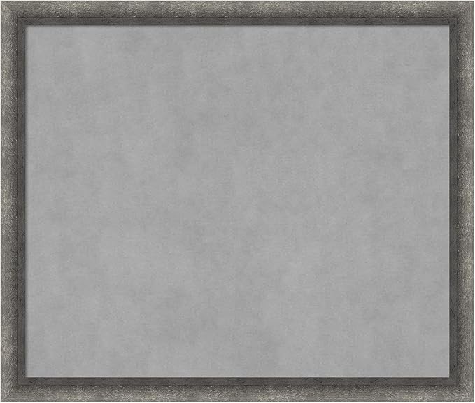 Amanti Art Grey Framed Magnetic Board 22x26 Medium Vision Board by AmantiArt