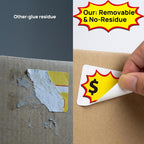 450 Pcs Upgraded Garage Sale Stickers, Removable & No-Residue Yard Sale Price Stickers, Writeable Price Tag Stickers Essential for Garage/Yard Sales Supplies, Flea Markets, Retail, Small Business