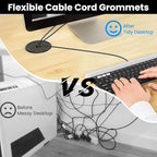 2 Inch Cable Grommets Petal-Shaped Buckle Type Wire Hole Cover - Image 4