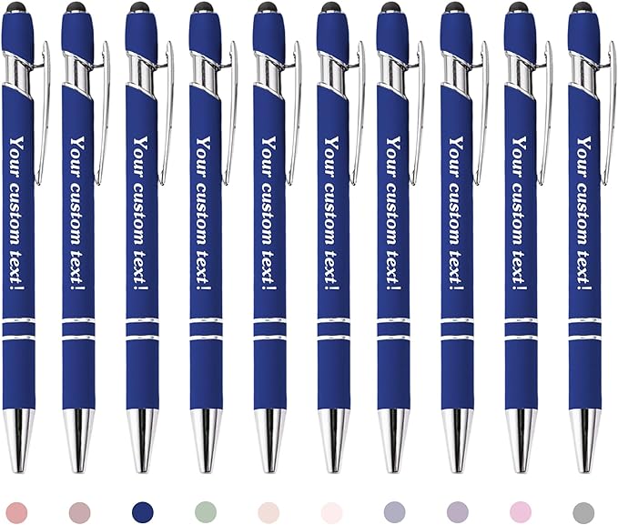 CRME Custom Engraved Ballpoint Pens Bulk Customized Metallic Printed Name Pens by Unknown
