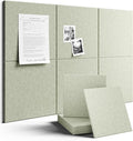 Fluxynara Large Felt Bulletin Board 36" x 24" Cork Board Alternative-6 Pack by FLUXYNARA