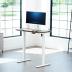 VIVO Electric 43 x 24 in Rustic Standing Desk, Memory Height Adjustment - Image 2