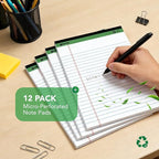 KAISA Legal Notepads 8.5"x11.75"，12pads note pads Writing Pads Recycled Paper - Image 5