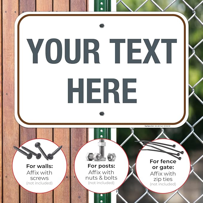 Custom Sign, Personalized Metal Signs, Customize - Image 4