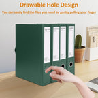 HUA JIE A4 Storage File Boxes Plastic Archives Cases - Image 7