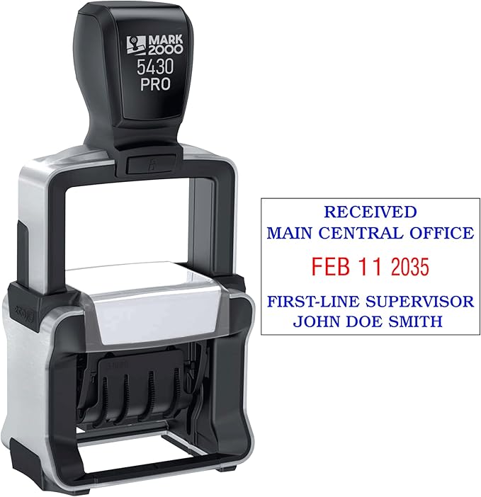 Mark 2000 5430 Professional Self Inking Date Stamp by Mark2000