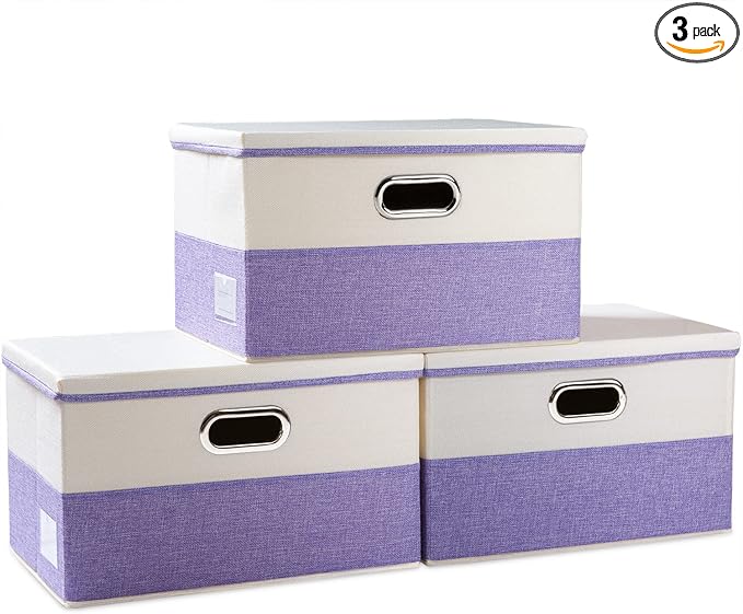 PRANDOM Large Foldable Storage Bins by Prandom