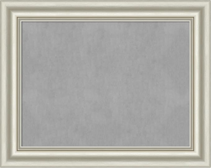 Amanti Art Silver Framed Magnetic Board 24x30 Medium Vision Board by AmantiArt