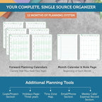 Planner Pad Spiral Bound January-December 2026/ Calendar Year 6 3/4" x 8 1/2" - Image 4