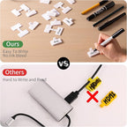Reusable Cable Cord Wire Labels, Hook&Loop Closure, - Image 5