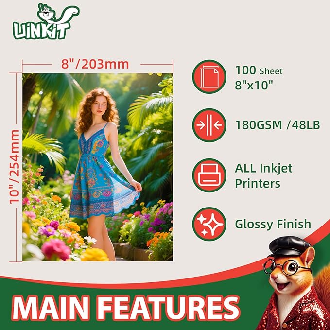 Uinkit Premium Glossy Inkjet Photo Paper - Image 2