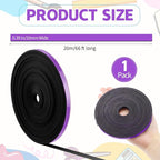 AmazingSpark Magnetic Tape Roll Thin Strips, 0.39 Inch x 66 Feet Magnetic Board - Image 2