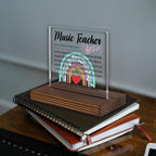 Music Teacher Gift Desk Sign, Inspirational Thank You Plaque - Image 2