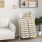 Happygrill 20-Drawer Organizer Cart Tools, Mobile Utility Storage Cart - Image 3