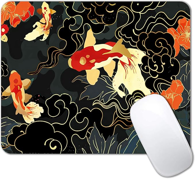 IMAYONDIA Japanese Koi Mouse Pad, Anime Mousepad by IMAYONDIA