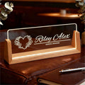 Custom Desk Name Plate Personalized, Light Up Office Name Sign by Semyifu