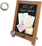 Newzealkids Tabletop Chalkboard Signs 10.2"x14" Magnetic Small Chalkboard Sign by Newzealkids