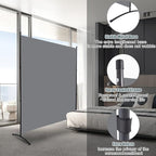 Room Divider Single Panel Privacy Screen, Thickened Fabric 6FT Room Divider - Image 2
