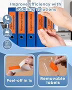 COLORWING 24mm 0.94 Orange Label Tape TZe-B51 TZB51 Laminated 1 Inch TZe TZ - Image 6