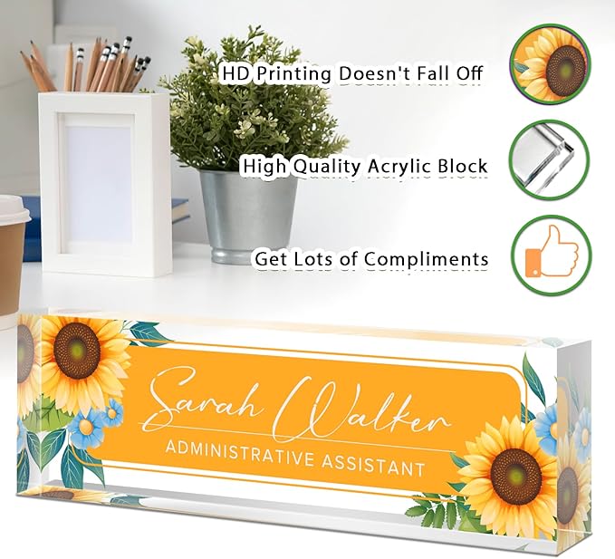 Custom Name Plate for Desk - Image 3
