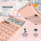 CATIGA 12 Digit Desktop Calculator Basic Desk Calculator - Image 6