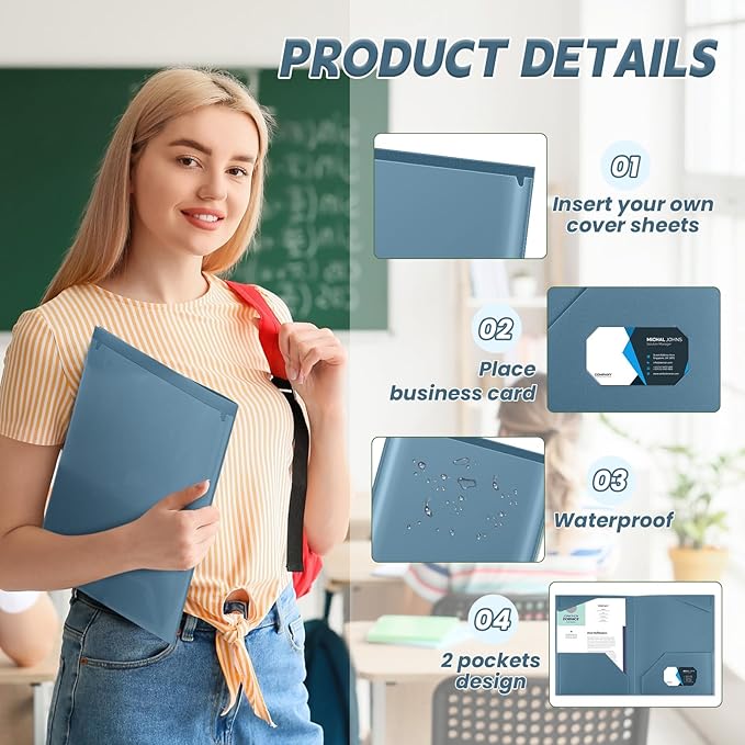 Henoyso 36 Pcs Plastic Folders - Image 3