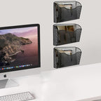 Gawerk 3 Pack Wall File Organizer, Mesh Hanging Metal Vertical Wall Mounted - Image 4