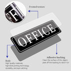 The Office Door Sign for Home and Business，Self-Adhesive Waterproof and - Image 3