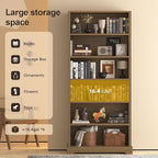 TVU 6-Tier Wooden Bookshelf, 77.2" Tall Farmhouse Style Open Bookcase, 31.5" W - Image 4
