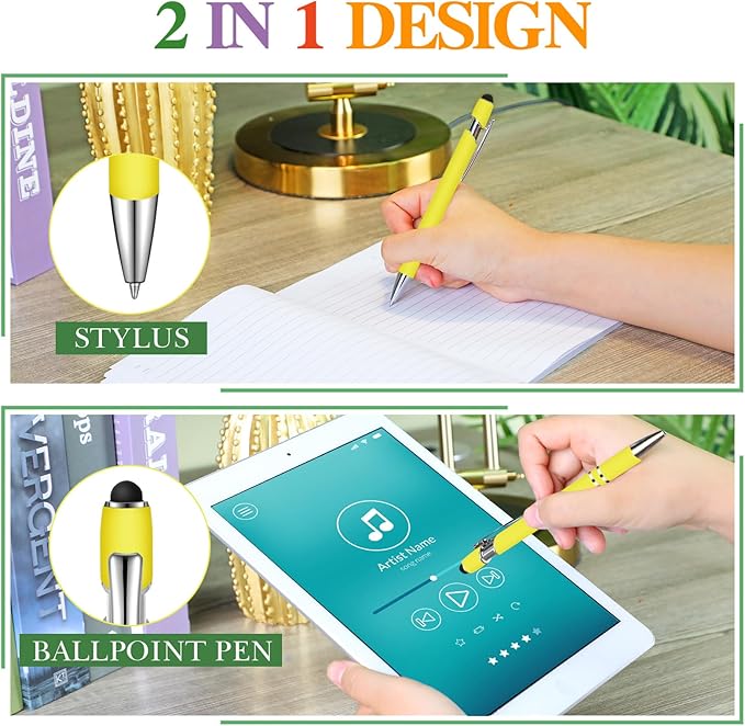 Zonon 38 Pieces Rubberized Ballpoint Pen - Image 5