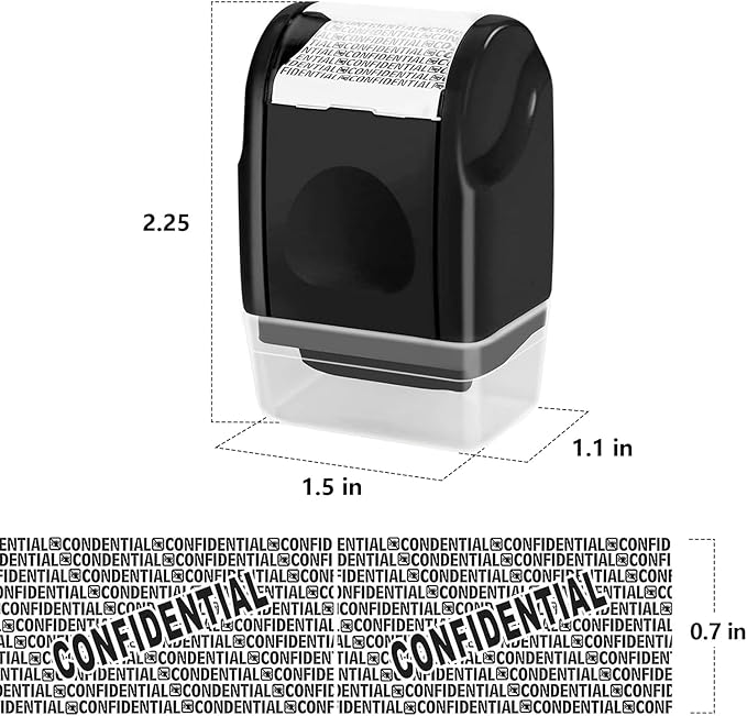 Identity Theft Protection Roller Stamp - Image 5
