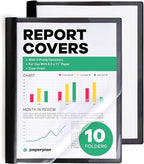 Report Covers -, 8.5 x 11 Letter Size, Resumes & Keeping Your Documents Neat by PaperPlan