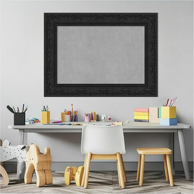 Amanti Art Black Framed Magnetic Board 23x31 Medium Vision Board - Image 5