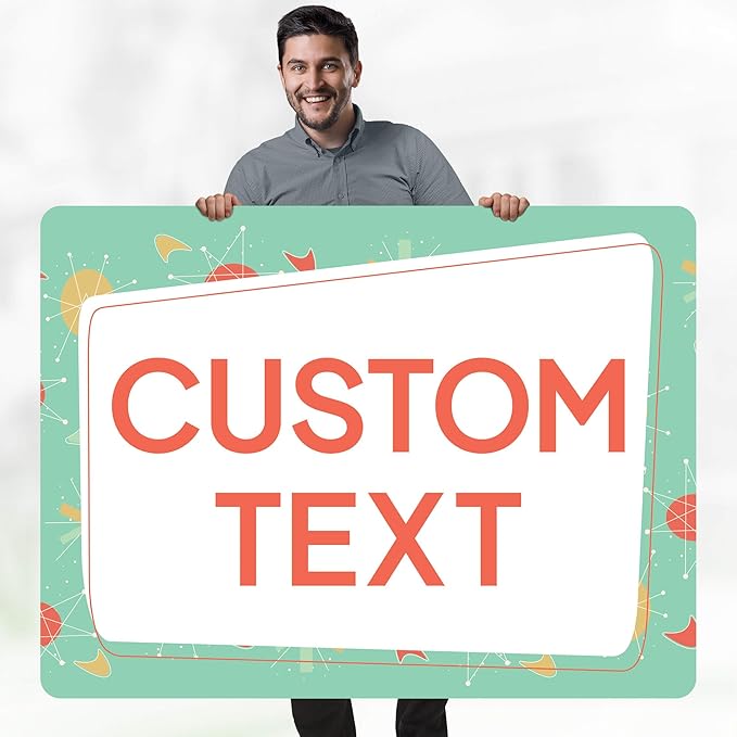 Custom Sign, Custom Street Sign, 11 Font Colors, 13 Font Styles, 4 Hole Options - Image 2