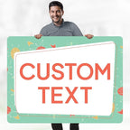 Custom Sign, Custom Street Sign, 11 Font Colors, 13 Font Styles, 4 Hole Options - Image 2