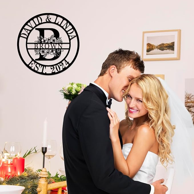 Personalized Christmas Gifts 2025 Best Housewarming Gifts Custom Metal Wedding - Image 5