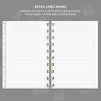 Clever Fox Password Book Spiral – Mini Internet Address & Password Organizer - Image 6