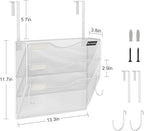 BOHDK Wall File Organizer, 3 Tire Hanging File Folder Mail Organizer, Vertical - Image 4