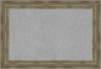 Amanti Art Grey Framed Magnetic Board 26x38 Large Vision Board by AmantiArt