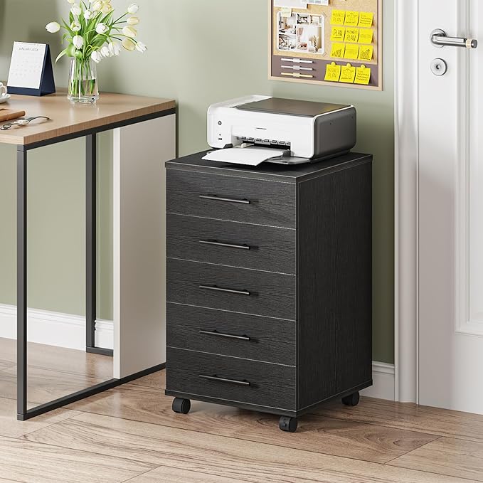 HOOBRO 5-Drawer File Cabinet, Office Cabinet - Image 2