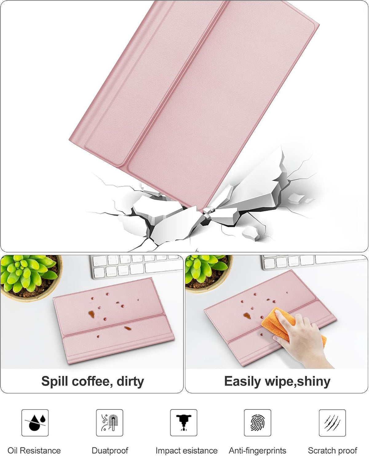 Keyboard Case for Samsung Galaxy Tab S10 Lite/ S10 FE/ S9 FE 5G 10.9 Inch/S9 ...