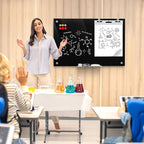 MaxGear Glass Whiteboard Wall Mounted, Frameless Magnetic Dry Erase Board - Image 7
