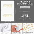 Buryeah 12 Pcs Reserved Seating Signs - Image 2